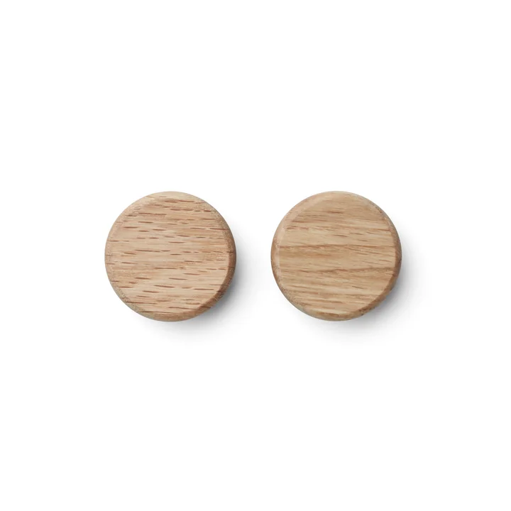 Flex Button in oak (set of 2) by Gejst