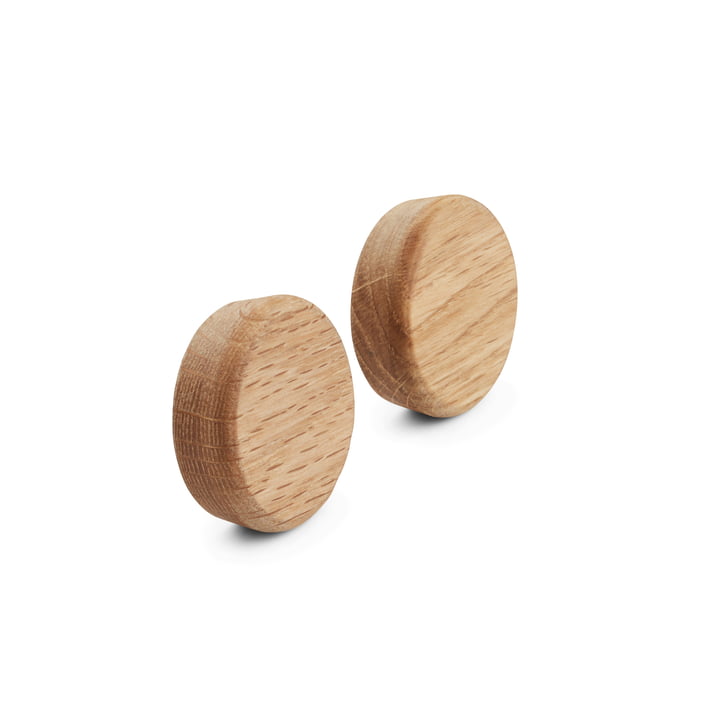 Flex Button in oak by Gejst - lateral