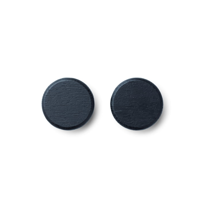 Flex Button in black (set of 2) by Gejst