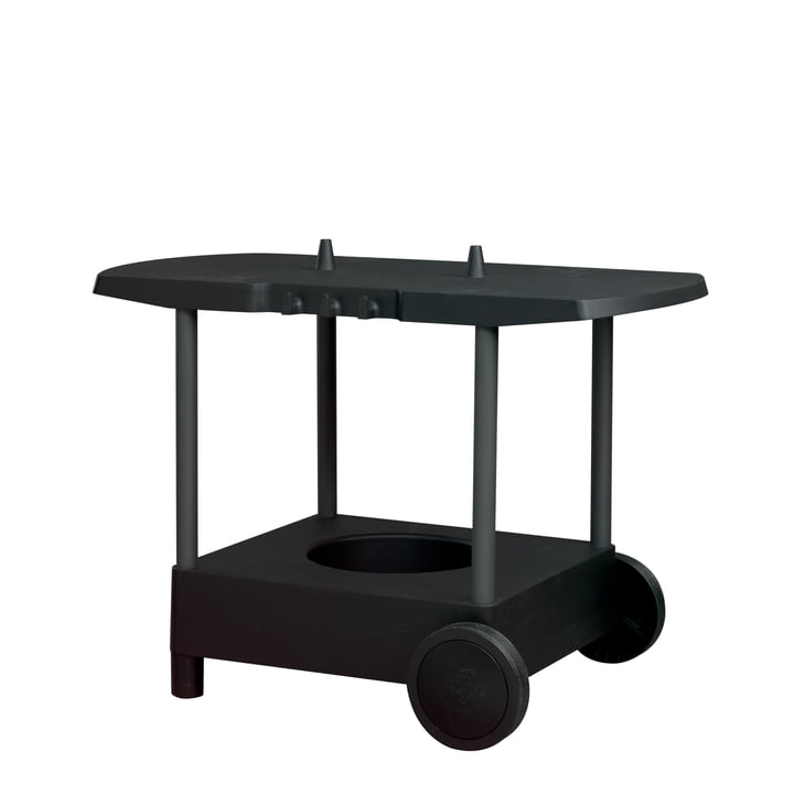 Tavolo table for Forno gas grill in anthracite grey by Morsø