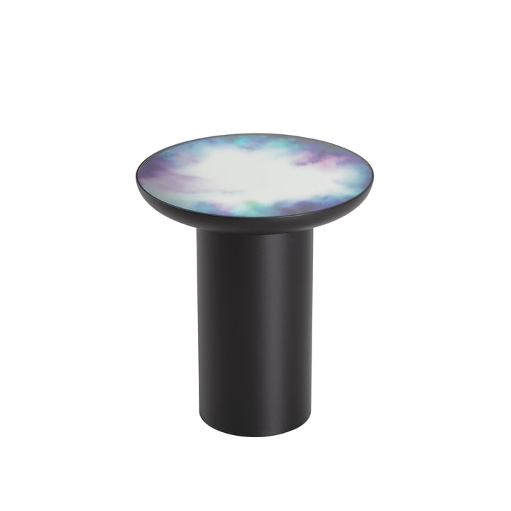 Francis side table Ø 40 x H 45 cm from Petite Friture in black / blue and purple