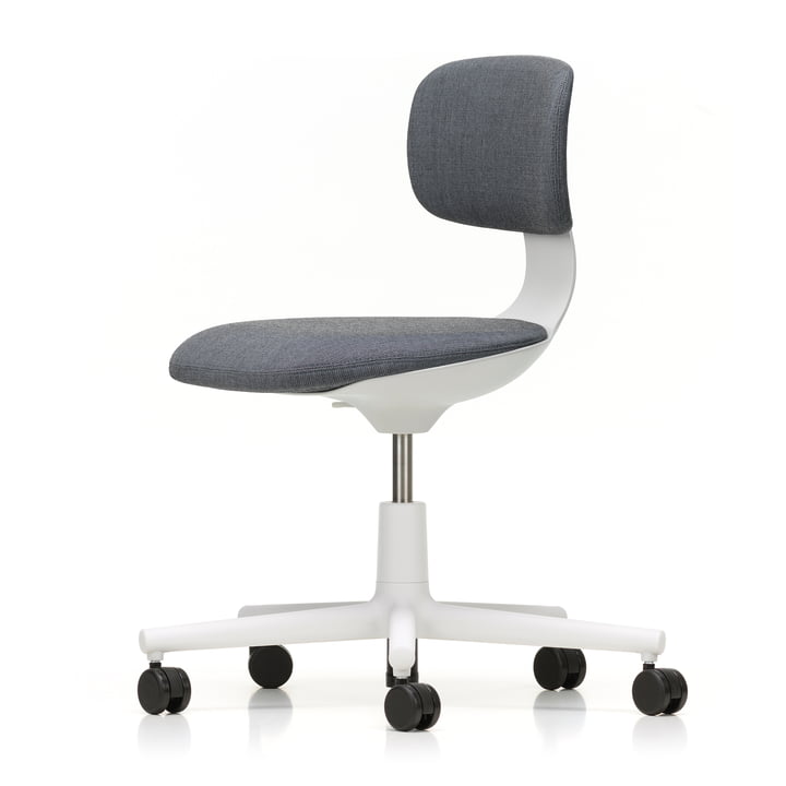 Rookie Office chair from Vitra in soft grey / Volo 15 medium grey