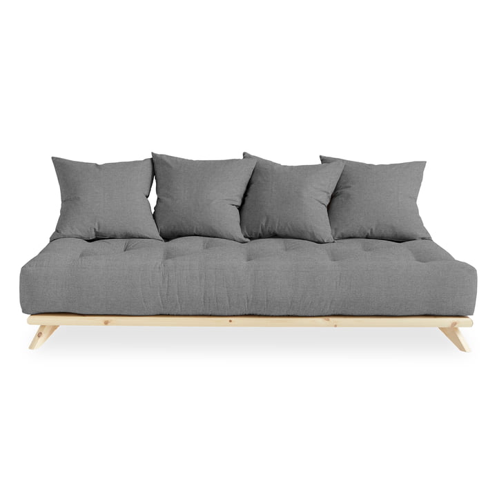 Senza Sofa from Karup Design in natural pine / granite grey (314)