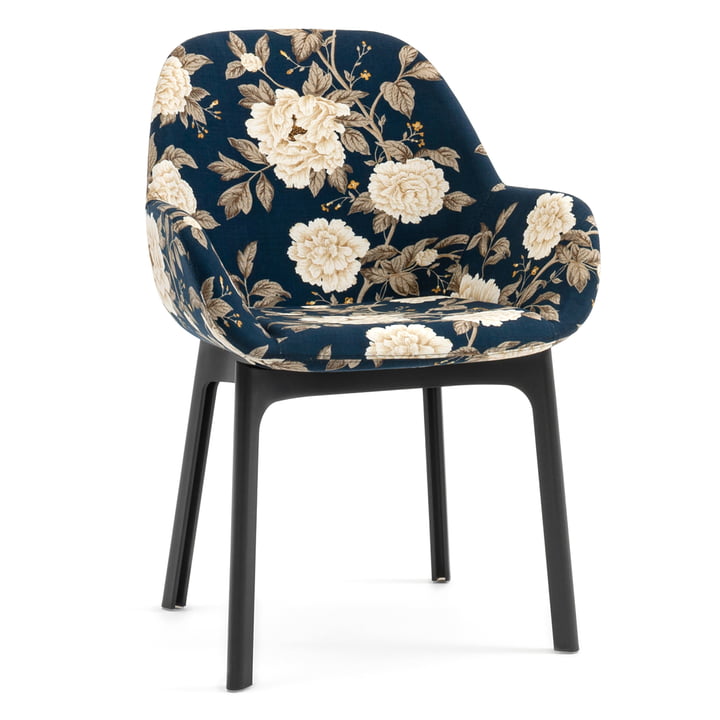 Clap chair 4184 by Kartell in grey / peony
