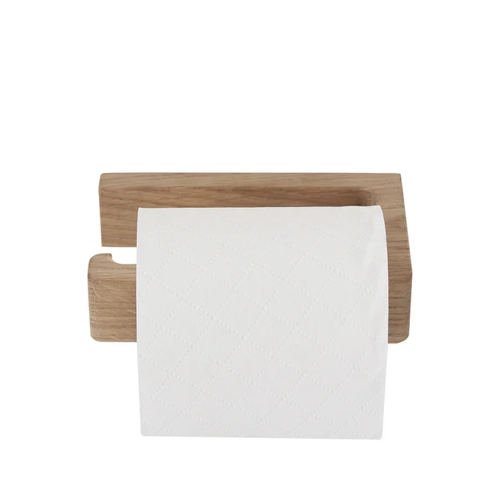 Toilet roll holder from Andersen Furniture made of oak wood