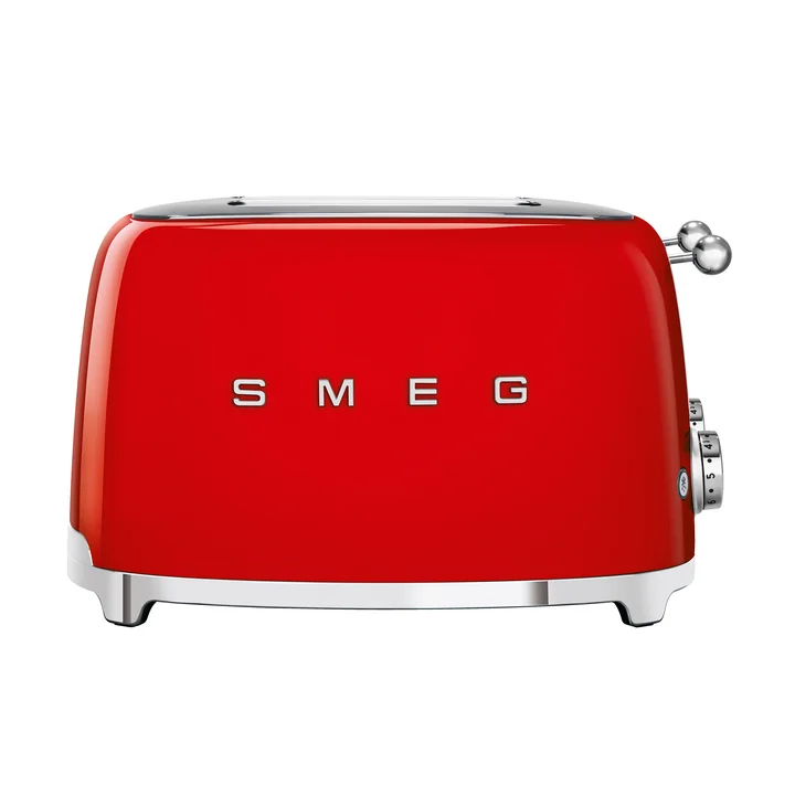 4-Slices Toaster TSF03 in red by Smeg