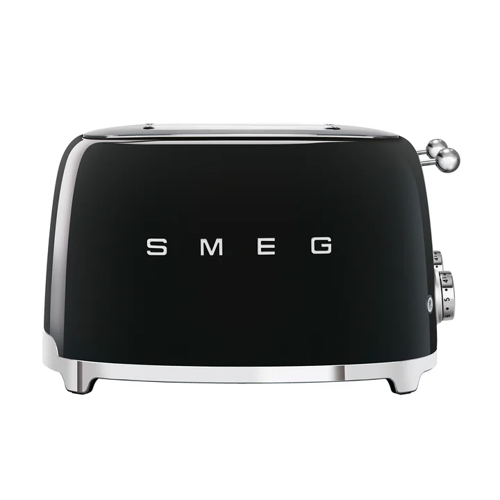 4-Discs Toaster TSF03 in black by Smeg