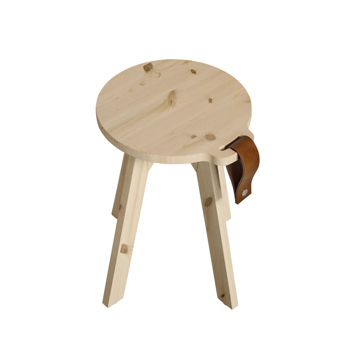 Country stool / side table Ø 40 x H 45 cm from Karup Design in nature