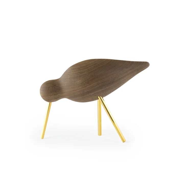 Shorebird medium in walnut / brass from Normann Copenhagen