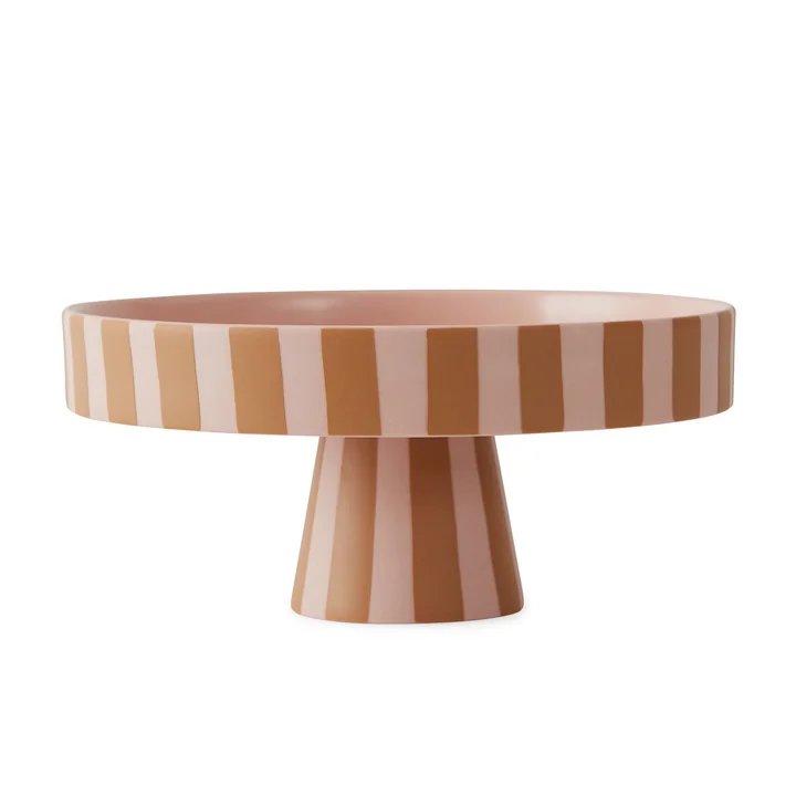 Toppu Tray, Ø 20 x H 9 cm in pink / caramel by OYOY