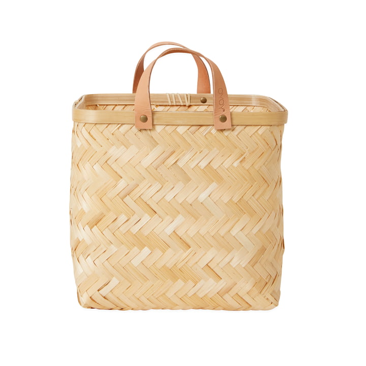 Sporta storage basket in natural bamboo by OYOY 