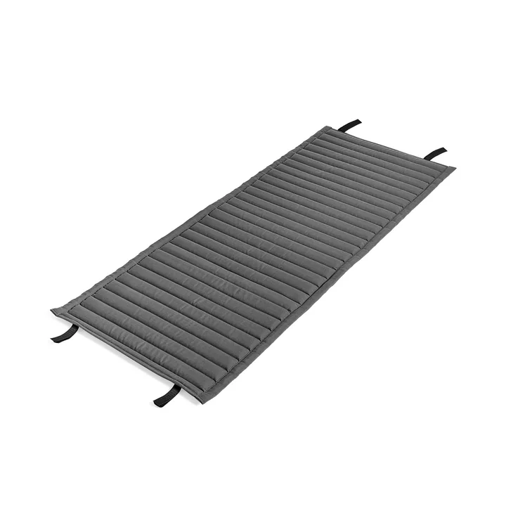 Palissade Quilted Cushion for Lounge Chair High by HAY in anthracite