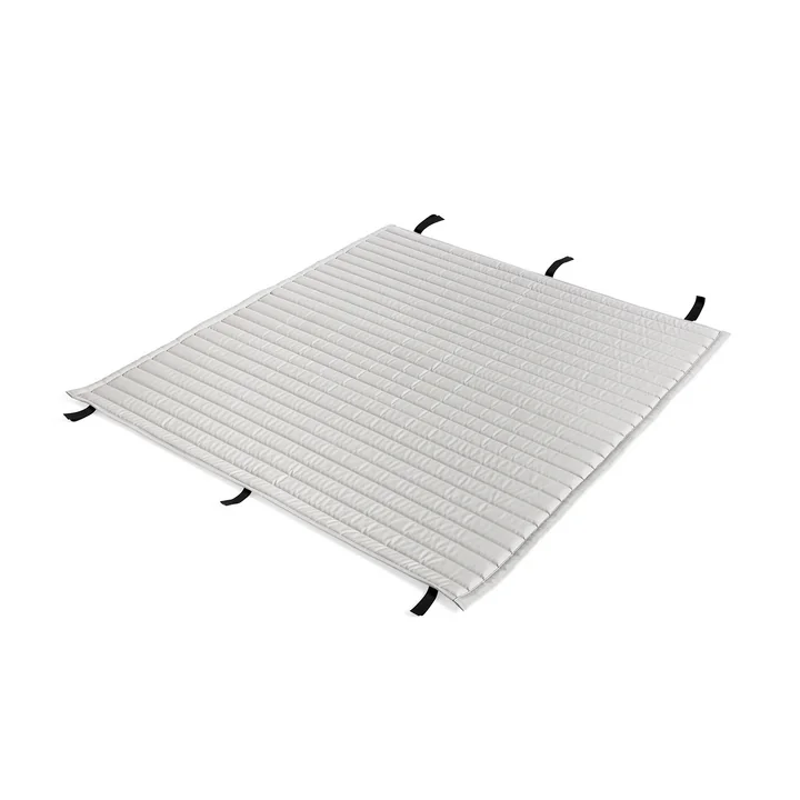 Palissade Quilted cushion for lounge sofa from HAY in Sky Grey