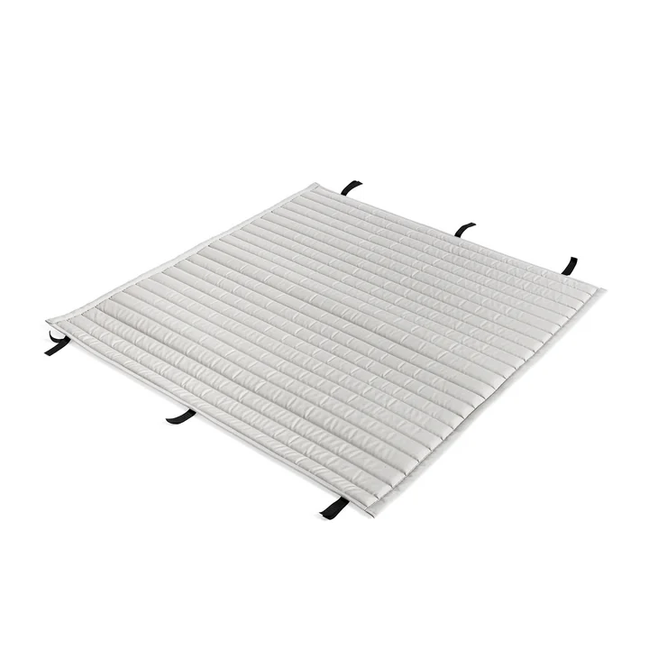 Palissade Quilted Cushion for Dining Bench from HAY in Sky Grey