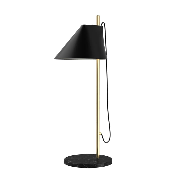 Yuh table lamp LED by Louis Poulsen in brass / black