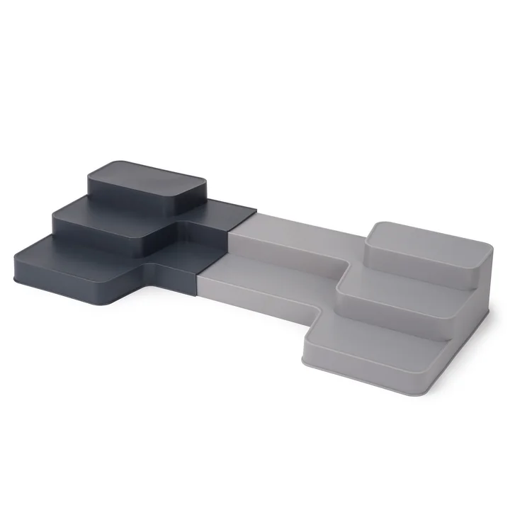 CupboardStore Organizer staircase from Joseph Joseph in dark grey / grey