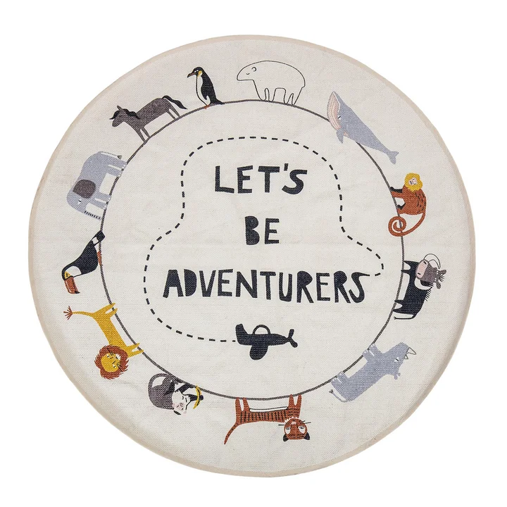 Game carpet animals Ø 130 cm from Bloomingville