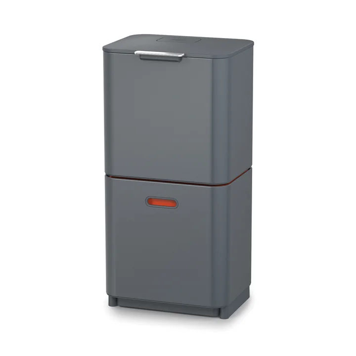 Totem Max 60 Garbage can by Joseph Joseph in graphite