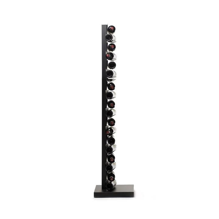 Ptolomeo Vino Floor standing shelf, H 155 cm in black from Opinion Ciatti