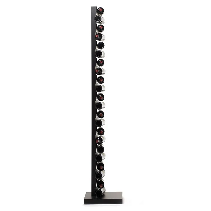 Ptolomeo Vino Floor standing shelf, H 213 cm in black from Opinion Ciatti