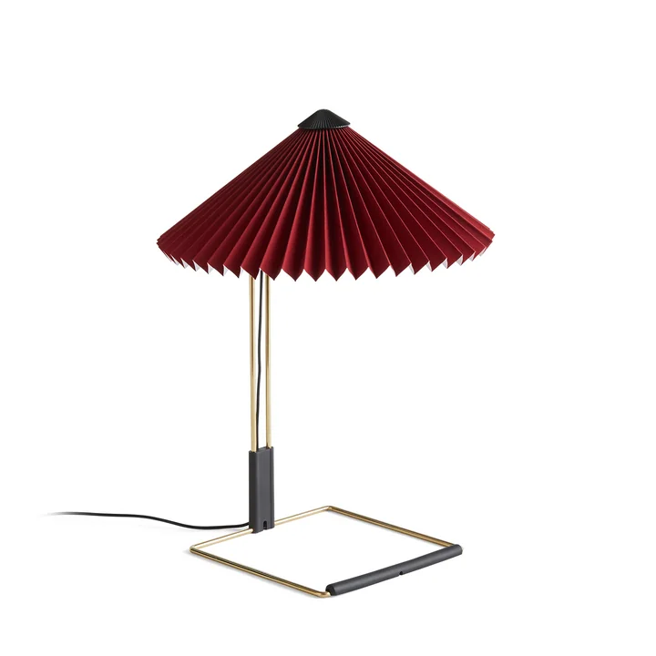 Matin LED table lamp S, oxide red by HAY