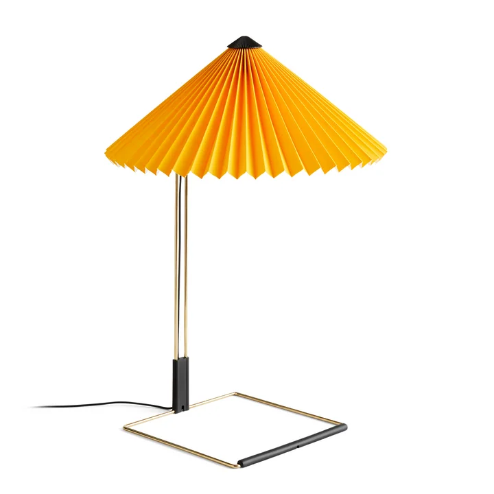 Matin LED table lamp L, yellow from HAY