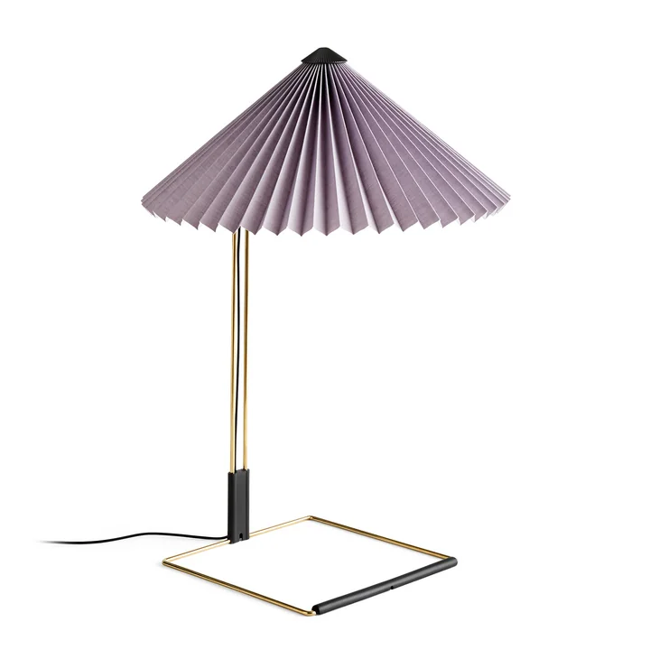 Matin LED table lamp L, lavender from HAY