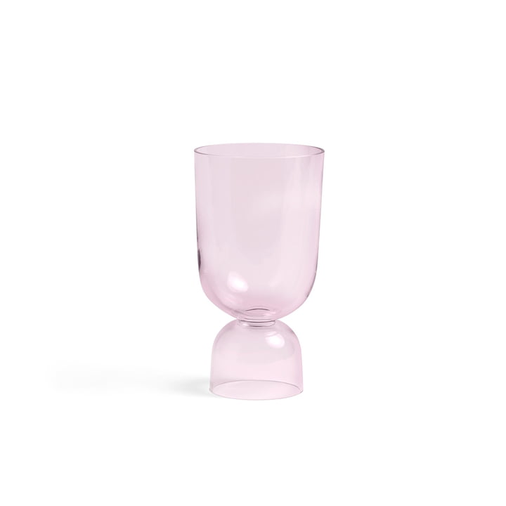 Bottoms Up Vase S, Ø 11,5 x H 21,5 cm in soft pink by Hay