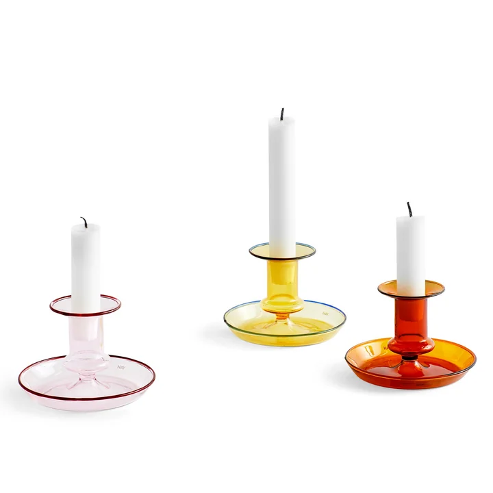 Flare Candle holder from HAY in different colors