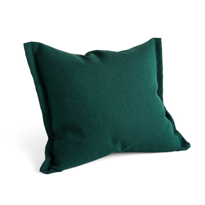 Plica Sprinkle pillow, 60 x 55 cm in dark green by Hay