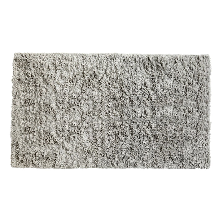 Shaggy carpet, 200 x 140 cm in warm grey by Hay