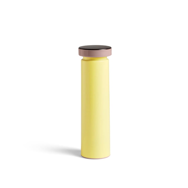 Sowden salt and pepper mill M, Ø 6 x H 20 cm in yellow by Hay