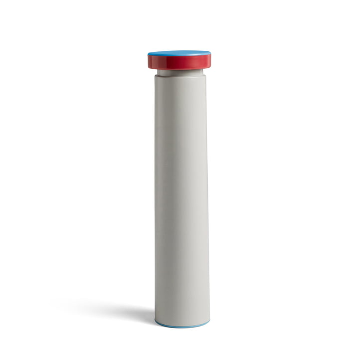 Sowden salt and pepper mill L, Ø 6 x H 26 cm in light grey by Hay