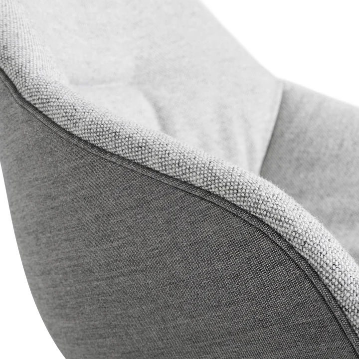 About A Chair AAC 123 Soft Duo, oak matt lacquered / interior upholstery Hallingdal 116 from HAY