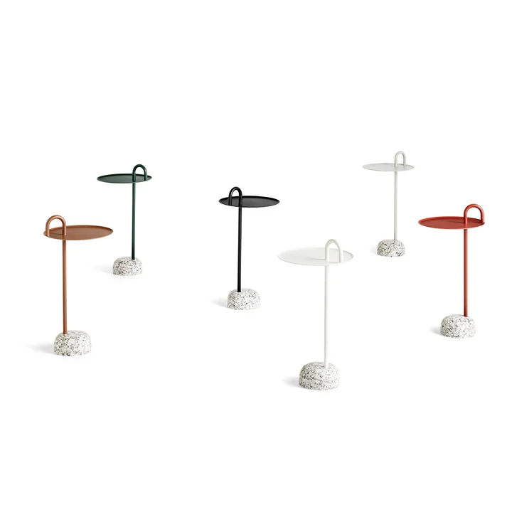 Bowler side table by HAY in different colors