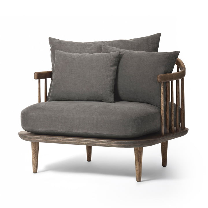 FLY armchair SC1, smoked oak / Hot Madison (93) by & tradition