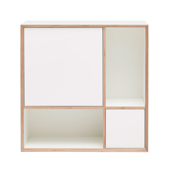 Vertiko Ply Sideboard Two by Müller Small Living in CPL pure white (RAL 9010)