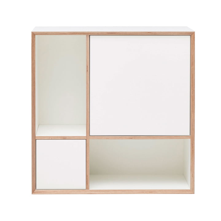 Vertiko Ply Sideboard Four by Müller Möbelwerkstätten in CPL pure white (RAL 9010)