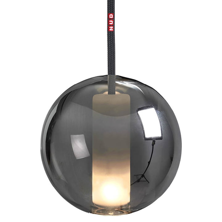 Moon Pendant luminaire 170 from NUD Collection in space / asphalt (TT-061)