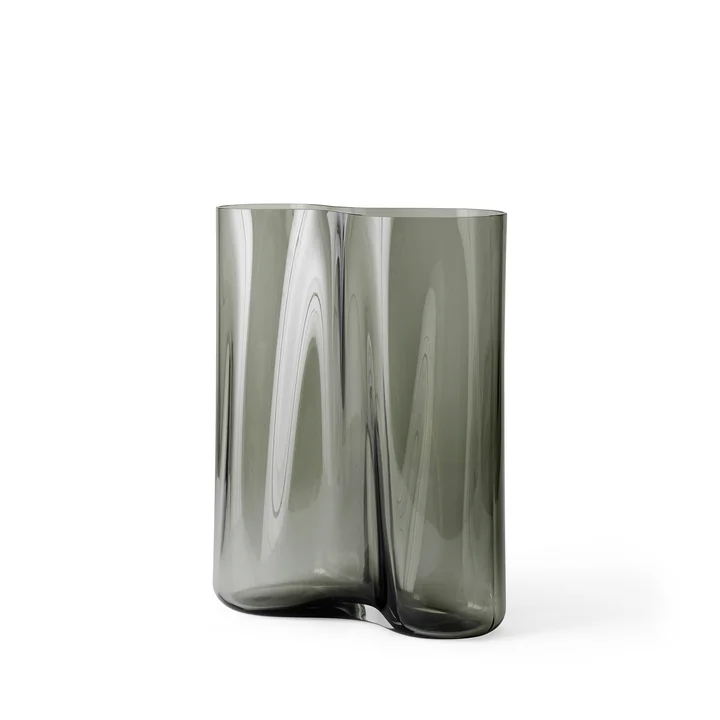 Aer Vase H 33 cm, smoke from Audo