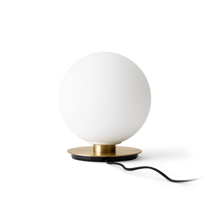 TR table and wall lamp from Audo in brass / bulb matt opal