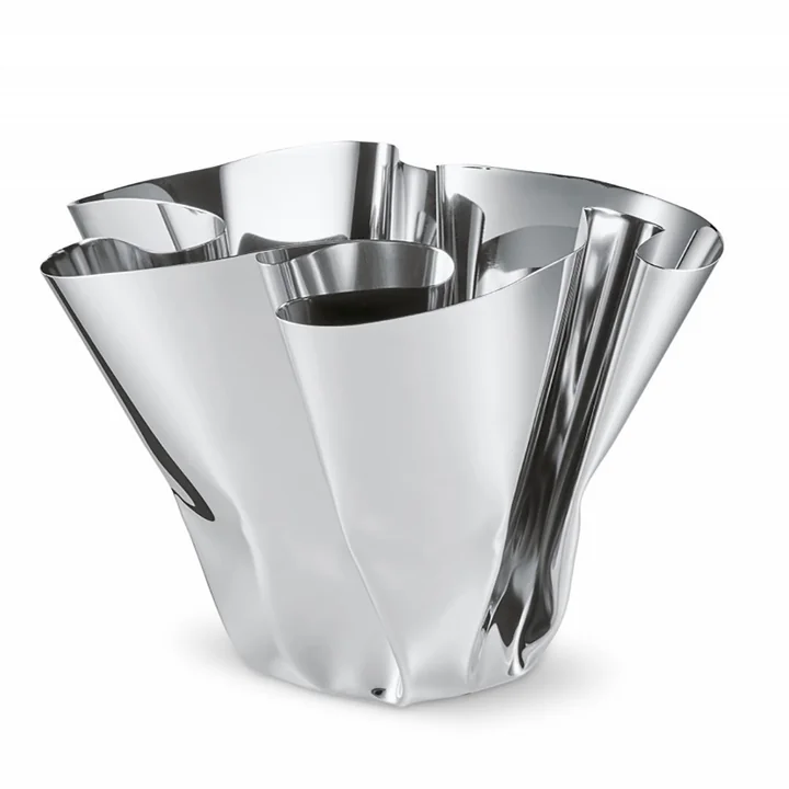 Margeaux Vase H 20 cm, stainless steel by Philippi