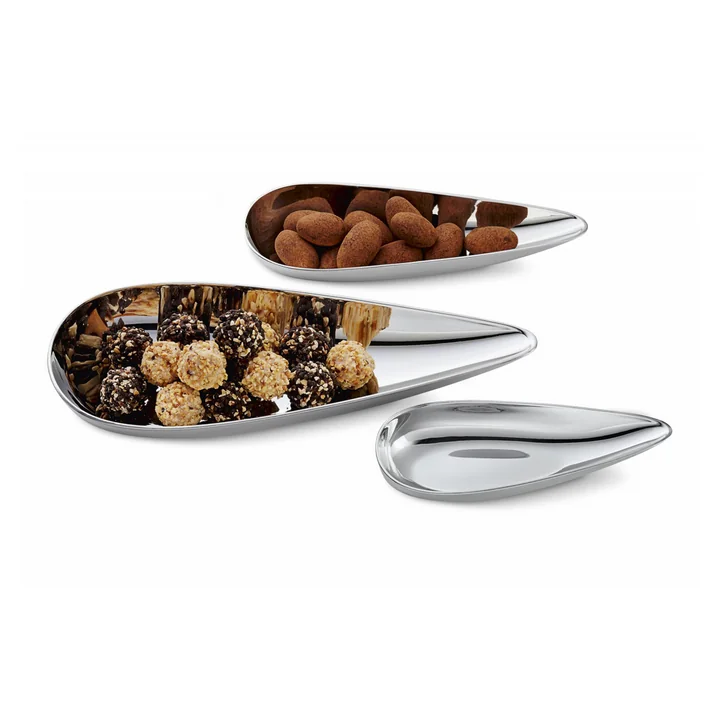 Blob bowls (set of 3), stainless steel by Philippi