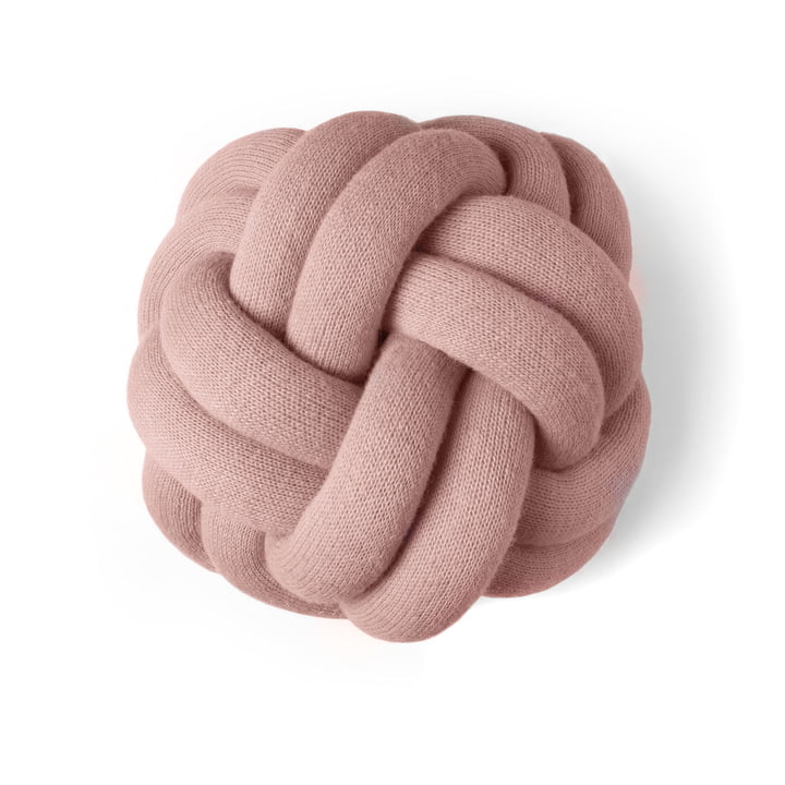 Knot Cushion in dusty pink by Design House Stockholm