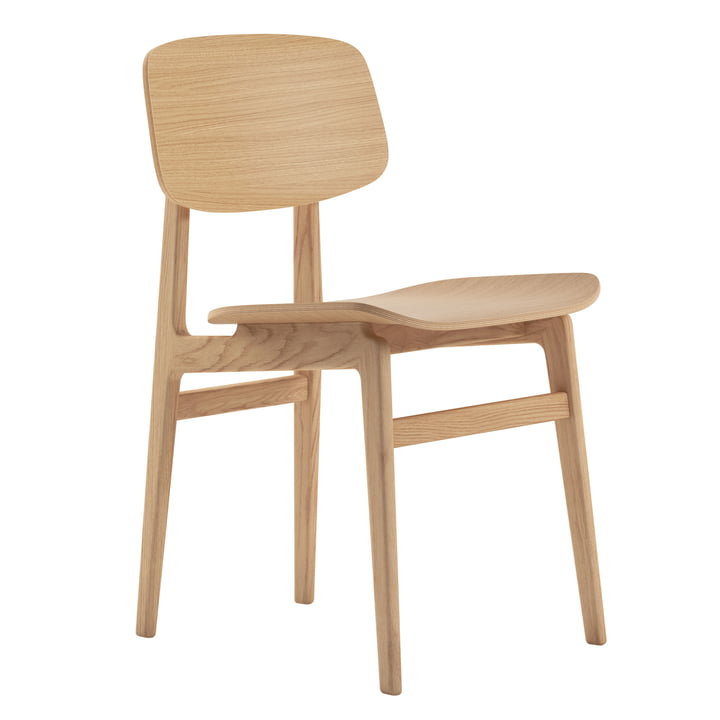 NY11 Dining Chair by Norr11 in natural oak