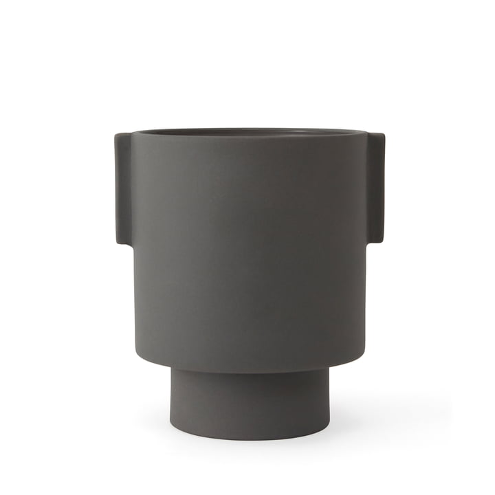 Inka Kana planter, Ø 15 x H 16 cm, grey by OYOY