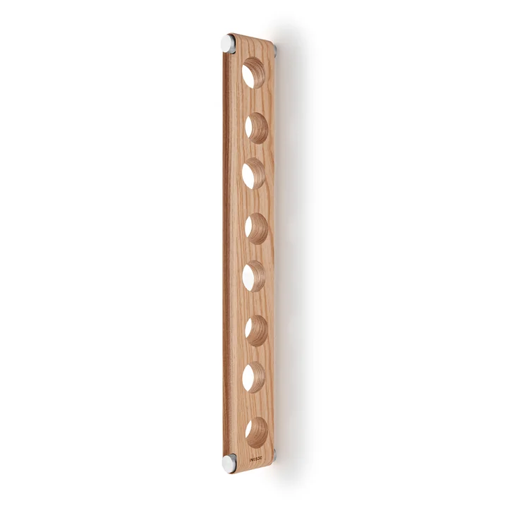 Nordic Kitchen wall-mounted wine rack by Eva Solo oiled in oak
