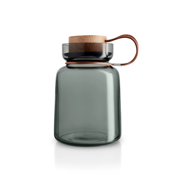 Silhouette storage jar 1 l from Eva Solo in smokey grey
