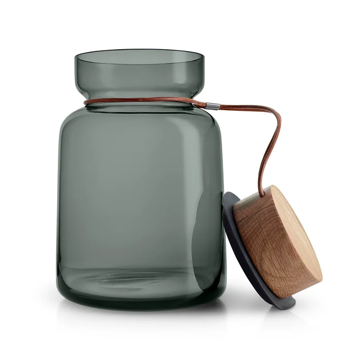 Silhouette storage jar 2 l from Eva Solo in smokey grey