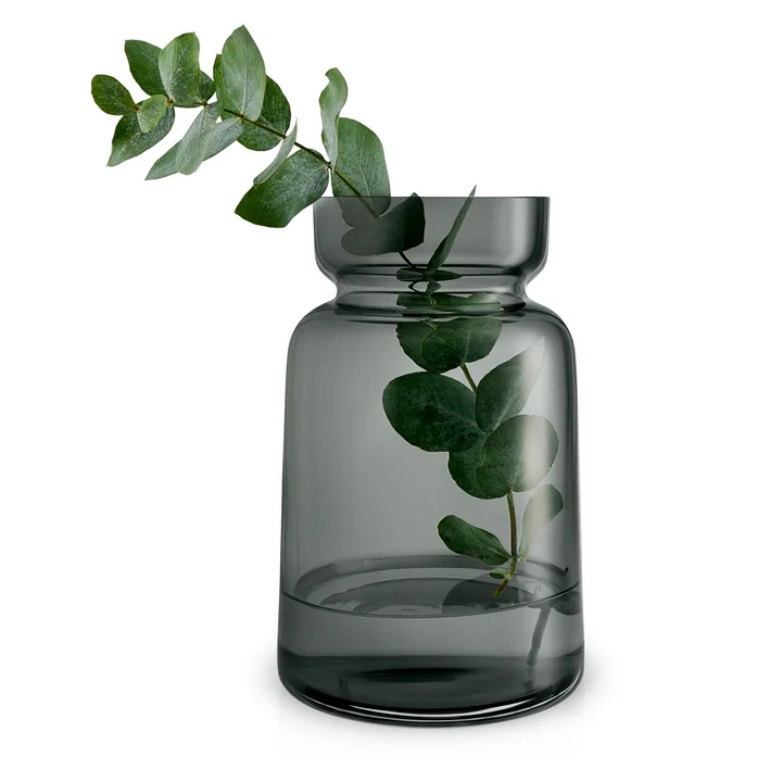 Silhouette glass vase H 18,5 cm from Eva Solo in smoked grey